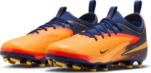 Бутси дитячі Nike JR PHANTOM 6 LOW ACADEMY 'ERLING HAALAND' FG/MG EH оранжево-червоно-темно-сині HQ2032-800