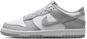 Кроссовки подростковые Nike DUNK LOW (GS) серо-белые FB9109-123