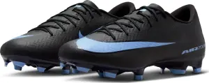 Бутсы Nike MERCURIAL ZOOM VAPOR 16 ACADEMY FG/MG черно-голубые FQ1458-001