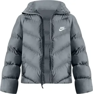 Куртка підліткова Nike SPORTSWEAR ALL DAY PLAY THERMA-FIT LOOSE-FIT сіра HQ4976-084