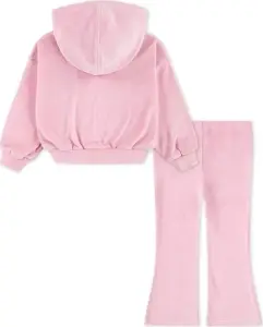 Спортивний костюм дитячий Nike VELOUR FLARE рожевий 36N417-A0W