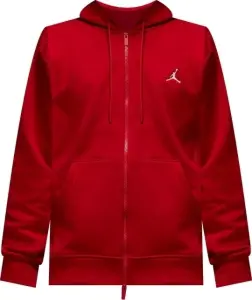 Толстовка Nike JORDAN BROOKLYN FLEECE FULL-ZIP HOODIE красная FV7289-687