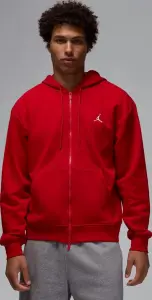 Толстовка Nike JORDAN BROOKLYN FLEECE FULL-ZIP HOODIE красная FV7289-687