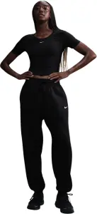 Спортивные штаны женские Nike SPORTSWEAR PHOENIX FLEECE HIGH-WAISTED OVERSIZED SWEATPANTS черные FZ5996-010