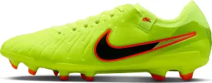 Бутси Nike TIEMPO LEGEND 10 PRO FG лаймово-оранжево-чорні DV4333-701