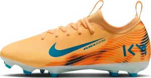 Бутси дитячі Nike JR MERCURIAL ZOOM VAPOR 16 ACADEMY "KYLIAN MBAPPE" FG/MG оранжево-темно-бірюзові FQ8394-801