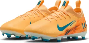 Бутси дитячі Nike JR MERCURIAL ZOOM VAPOR 16 ACADEMY "KYLIAN MBAPPE" FG/MG оранжево-темно-бірюзові FQ8394-801