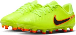 Бутси дитячі Nike JR TIEMPO LEGEND 10 ACADEMY FG/MG лаймово-оранжево-чорні DV4348-701