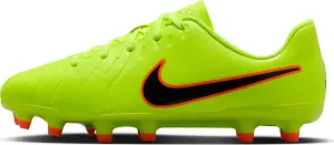 Бутси дитячі Nike JR TIEMPO LEGEND 10 CLUB FG/MG лаймово-оранжево-чорні DV4352-701