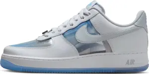 Кроссовки Nike AIR FORCE 1 RETRO бело-голубые IB5724-100
