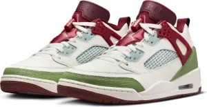 Кросівки Nike JORDAN SPIZIKE LOW LUNAR NEW YEAR молочно-бордово-зелені FJ6372-100