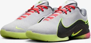 Кросівки баскетбольні Nike LEBRON XXII сіро-салатово-коралово-чорні FZ1094-101