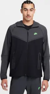 Ветровка Nike TECH WOVEN JACKET темно-серо-черно-салатовая HM7151-013