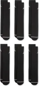 Носки Nike JORDAN EVERYDAY CUSHIONED CREW 6PR черные (6 пар) HV6228-010