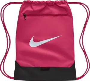 Сумка-мішок Nike BRASILIA 9.5 DRAWSTRING 18L темно-рожева DM3978-634