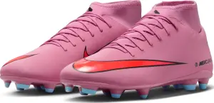 Бутси Nike MERCURIAL SUPERFLY 10 CLUB FG/MG рожево-червоні FQ8314-600