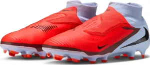 Бутси Nike PHANTOM 6 HIGH PRO FG світло-синьо-червоні HQ2311-400