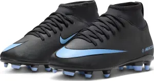 Бутси дитячі Nike JR MERCURIAL SUPERFLY 10 CLUB FG/MG чорно-блакитні FQ8318-001