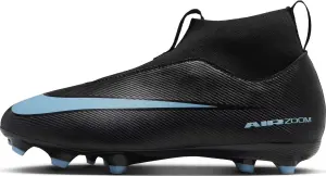 Бутси дитячі Nike JR MERCURIAL ZOOM SUPERFLY 10 ACADEMY FG/MG чорно-блакитні FQ8304-001
