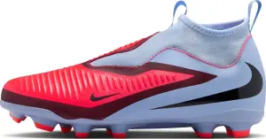 Бутси дитячі Nike JR PHANTOM 6 HIGH ACADEMY FG/MG світло-синьо-червоні HQ2042-400