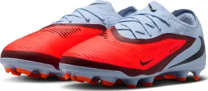 Бутси дитячі Nike JR PHANTOM 6 LOW PRO FG/MG світло-синьо-червоні HM9204-400
