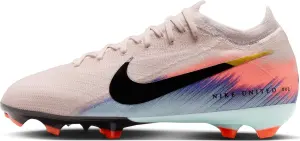 Бутси дитячі Nike JR UNITED MERCURIAL ZOOM VAPOR 16 PRO FG NU2 світло-рожево-коралово-блакитні IB2466-600