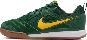 Кроссовки подростковые Nike GATO (GS) темно-зелено-желтые HV9596-300