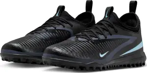 Сороконіжки (шиповки) дитячі Nike JR PHANTOM 6 LOW ACADEMY TF чорно-блакитні HQ2038-003