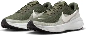 Кросівки бігові Nike REVOLUTION 8 темно-зелено-бежево-білі HJ9198-303