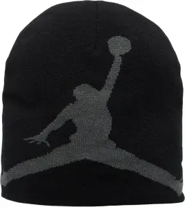 Шапка Nike JORDAN BROOKLYN PEAK BEANIE чорно-сіра II2413-010