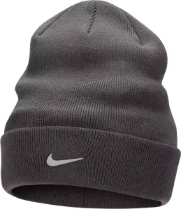 Шапка підліткова Nike PEAK SWOOSH BEANIE темно-сіра FB6492-068