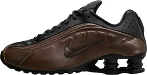 Кроссовки женские Nike SHOX R4 коричнево-черные AR3565-007