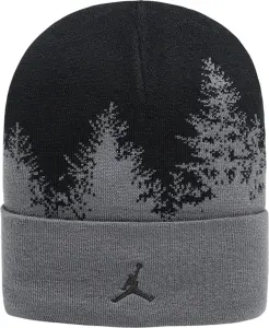 Шапка Nike JORDAN PEAK BEANIE сіро-чорна HV1077-068