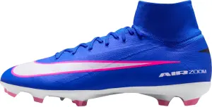 Бутси Nike MERCURIAL ZOOM SUPERFLY 10 PRO FG синьо-рожево-білі HF9433-446