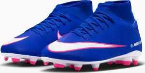 Бутси дитячі Nike JR MERCURIAL SUPERFLY 10 CLUB FG/MG синьо-рожево-білі FQ8318-446