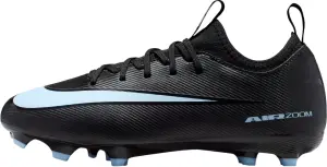 Бутсы детские Nike JR MERCURIAL ZOOM VAPOR 16 ACADEMY FG/MG черно-голубые FQ8392-001