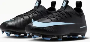 Бутсы детские Nike JR MERCURIAL ZOOM VAPOR 16 ACADEMY FG/MG черно-голубые FQ8392-001