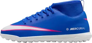 Сороконіжки (шиповки) дитячі Nike JR MERCURIAL SUPERFLY 10 CLUB TF синьо-рожево-білі FQ8313-446