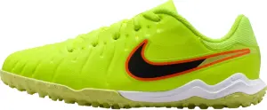 Сороконіжки (шиповки) дитячі Nike JR TIEMPO LEGEND 10 ACADEMY TF лаймово-оранжево-чорні DV4351-701