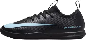 Футзалки (бампи) дитячі Nike JR MERCURIAL ZOOM VAPOR 16 ACADEMY IC чорно-блакитні FQ8411-001