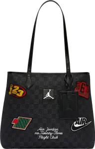 Сумка через плечо Nike JORDAN MONOGRAM TOTE BAG 17L черная MM9158-023