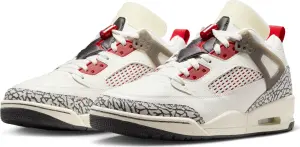 Кроссовки Nike JORDAN SPIZIKE LOW молочно-красно-черные FQ1759-116