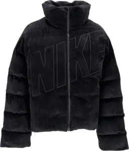 Куртка жіноча Nike SPORTSWEAR ESSENTIAL THERMA-FIT OVERSIZED CORDUROY чорна FB8727-010