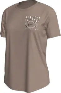 Футболка женская Nike SPORTSWEAR CLUB коричневая IB2447-214
