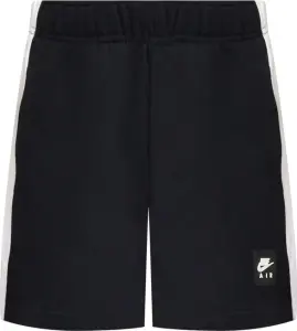 Шорты подростковые Nike AIR FLEECE черно-белые HF8808-010