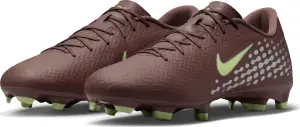 Бутсы Nike MERCURIAL ZOOM VAPOR 16 ACADEMY "KYLIAN MBAPPE" FG/MG коричнево-серебряно-салатовые FQ8377-200