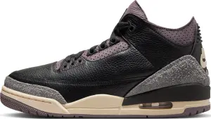 Кроссовки женские Nike AIR JORDAN 3 RETRO X A MA MANIÉRE черно-серо-фиолетовые FZ4811-001