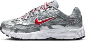Кроссовки подростковые Nike P-6000 (GS) серебряно-красные HV5064-002