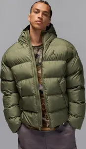 Пуховик Nike JORDAN BROOKLYN THERMA-FIT PUFFER оливковий HV0532-222