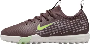 Сороконіжки (шиповки) дитячі Nike JR MERCURIAL ZOOM VAPOR 16 ACADEMY KYLIAN MBAPPÉ TF коричнево-сріблясто-салатові FQ8285-200